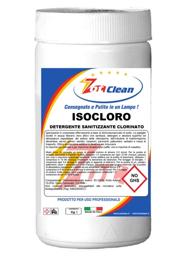 [DET05337] Isocloro pastiglie igienizzanti barattolo 1kg