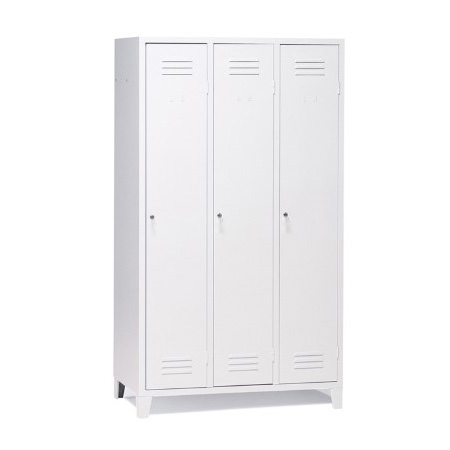 [MOR0778] Armadio spogliatoio a tre ante e tre posti - 50 cm