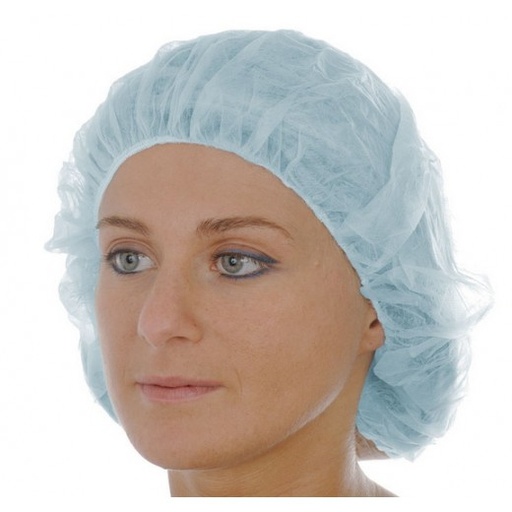 [MGI01166] Cuffia rotonda areata polipropilene azzurra