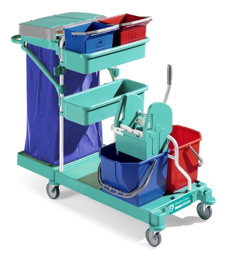 [DET06003] Carrello green 30 rilsan per pulizie
