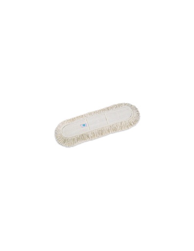 [DET05280] Frangia basic cotton col.bianco con tasche cm.100x13