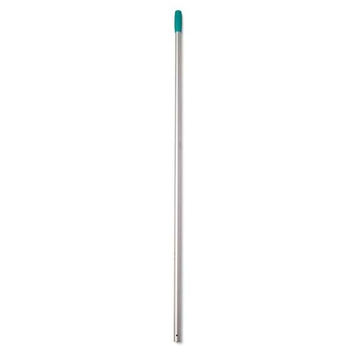 [DET05087] Manico alluminio da 140 cm con manico verde diametro 23 cm con foro