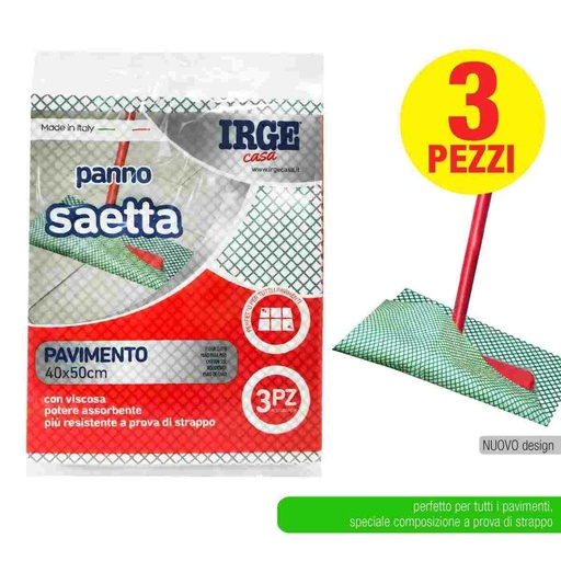 [DET01111] Panno pavimenti Saetta - TNT 40x50cm  conf.3pz