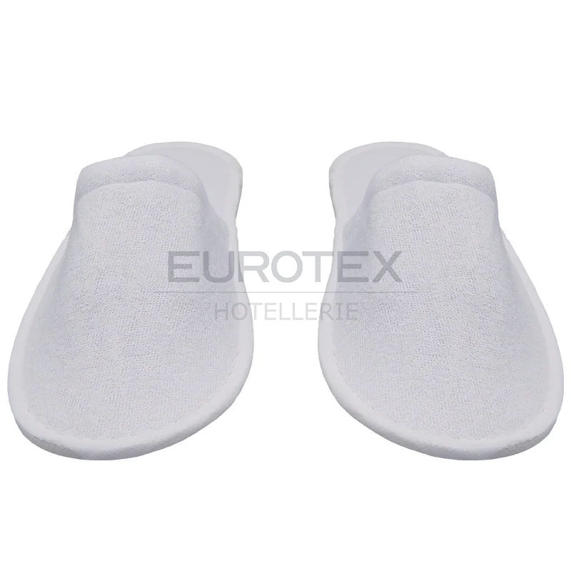 [IGP02069] Pantofola chiusa in spugna col. bianco suola antiscivolo