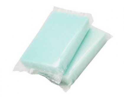 [IGP04040] Spugna senza sapone imbustata singolarmente 12 x 7,5 x 2,5 cm foam
