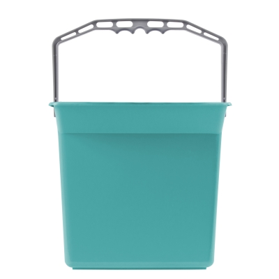 [DET05080] Secchio rettangolare verde lt 6 con manico