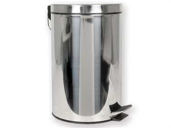 [MCP08135] Pattumiera acciaio 12 lt con pedale