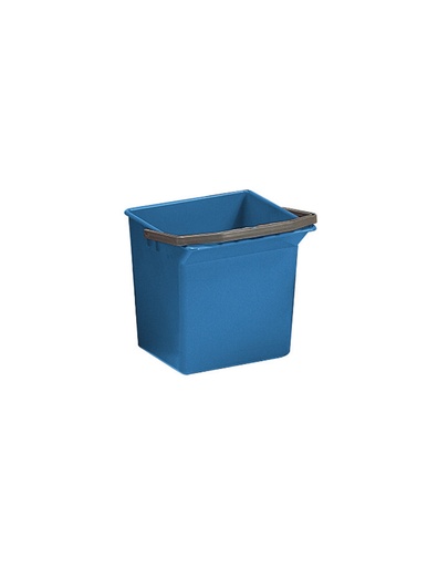 [DET050801] Secchio rettangolare blu lt 6 con manico