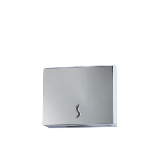 [MCP07053] Distributore di carta asciugamani - piegata a C o Z in acciaio mod. Brinox 200 fogli
