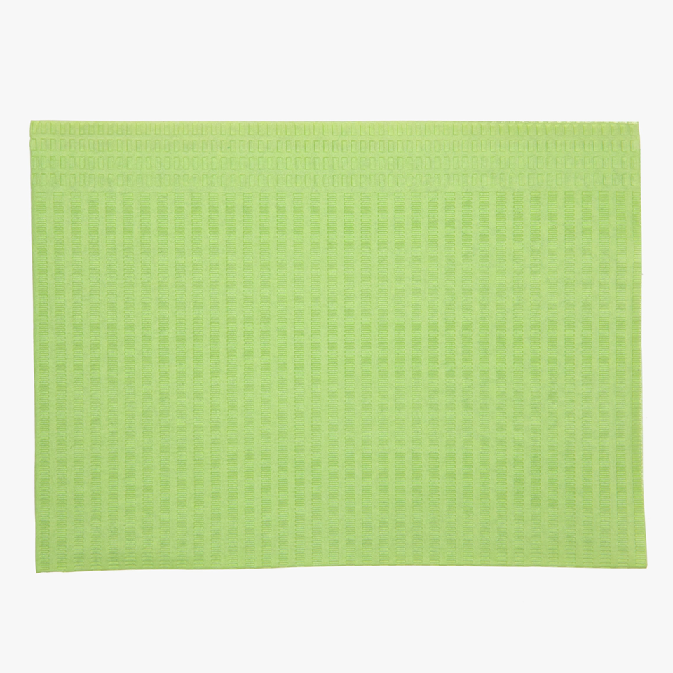 [MGI01255] Tovaglioli cellulosa+politene 2 veli 33x45cm Perfecto Napkins col.Fresh Green