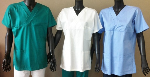 Casacca "Edera" scollo a v 100% cotone