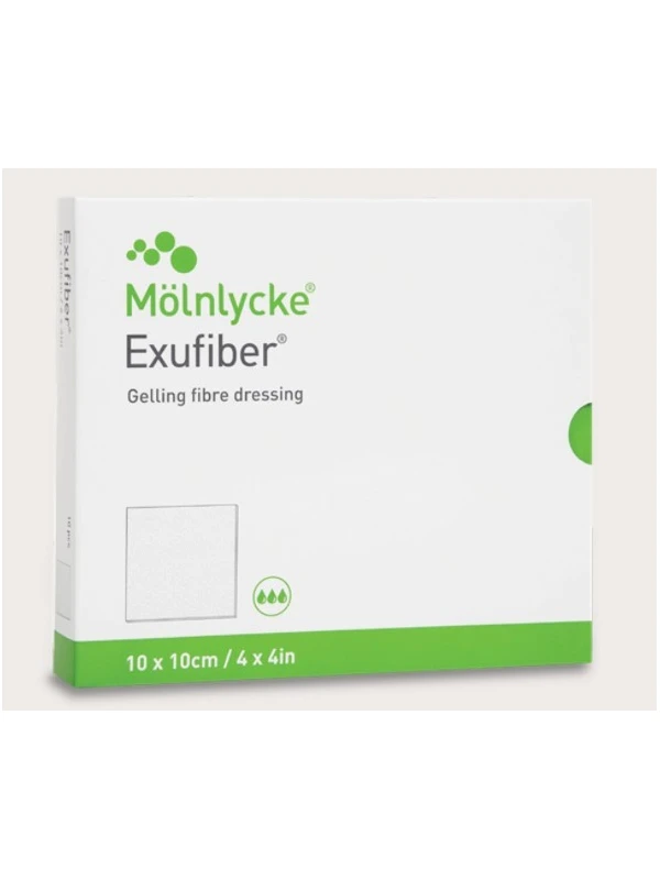 [DMM01245] Exufiber medicazione in fibre non tessute 10x10 cm