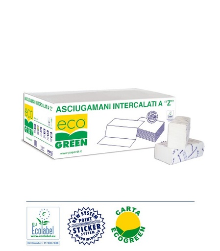 [MCP01022] Asciugamano piegato a z carta ecologica