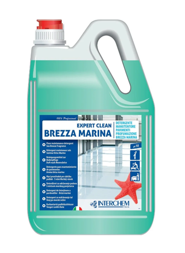 [DET01106] Detergente pavimenti concentrato brezza marina man/macch. (tanica kg.5)