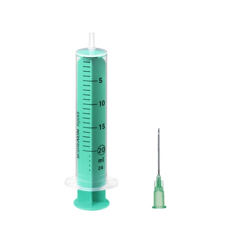 [4645200V] INJEKT DUO 20ml - LUER Eccentrico - Ago 21Gx40mm