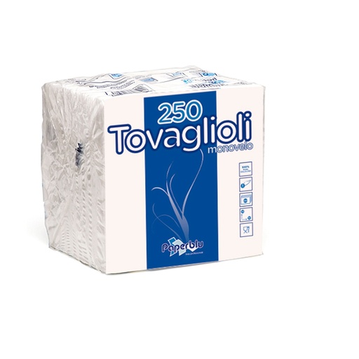 [MCP01055] Tovagliolo 33 x 30 cm monovelo colore bianco
