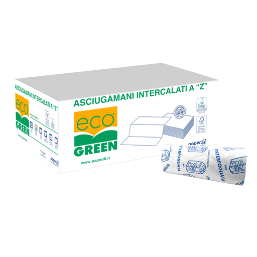 [MCP01059] Asciugamano piegato a z carta ecologica
