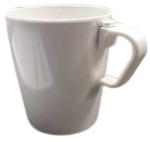 [MCP08009] Tazza colazione in melamina mug bianca

