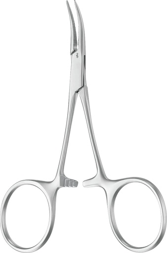 [BH105R] PINZA EMOSTATICA HARTMANN MOSQUITO CURVA 100MM