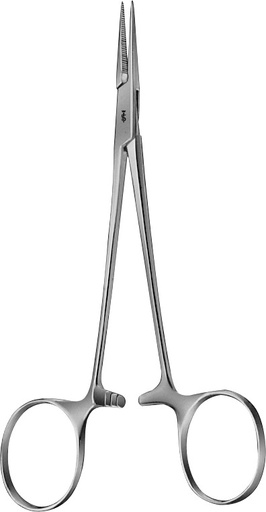 [BH108R] PINZA EMOSTATICA MICRO-HALSTED RETTA 125MM