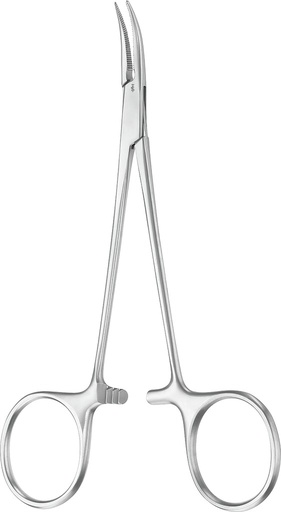 [BB-BH109R] PINZA EMOSTATICA MICRO-HALSTED CURVA 125MM
