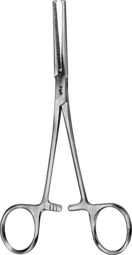 [BH642R] PINZA EMOSTATICA KOCHER RETTA 1x2 DENTI 160MM