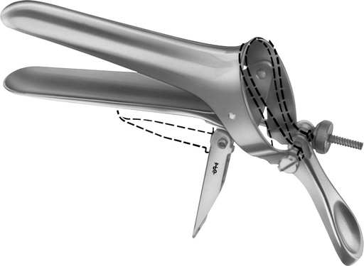 [EL057R] SPECULO VAGINALE CUSCO 100X25 27MM