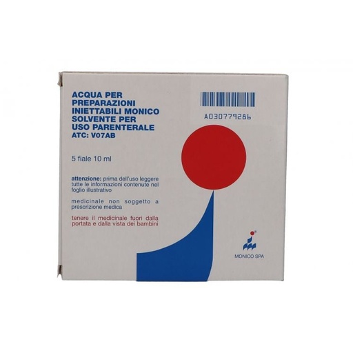 [SDF03067] Acqua per preparazioni iniettabili fiale 10 ml