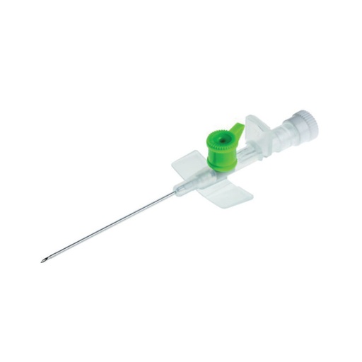 [DMM04011] Ago a cannula 2 vie con valvola d'iniezione g18 45 mm verde