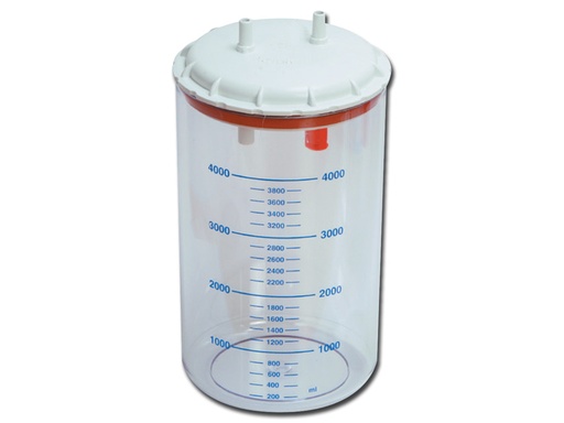[28228] VASO 4 LITRI con coperchio - autoclavabile a 121°C