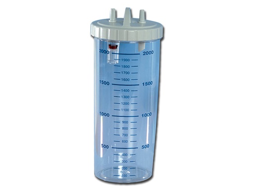 [28236] VASO 2 LITRI con coperchio - autoclavabile a 121°C