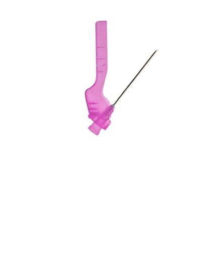 [DMM04320] Ago ipodermico g18 rosa con dispositivo di sicurezza