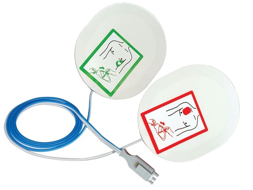 [33609] PLACCHE COMPATIBILI per defib. Metrax da S/N 739xxxxx