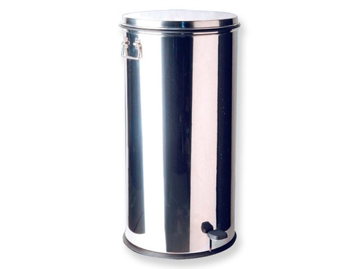[27983] CESTINO RIFIUTI INOX  70 litri  con pedale