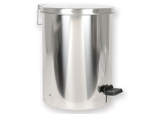 [27985] CESTINO RIFIUTI INOX 9,5 l  acciaio INOX