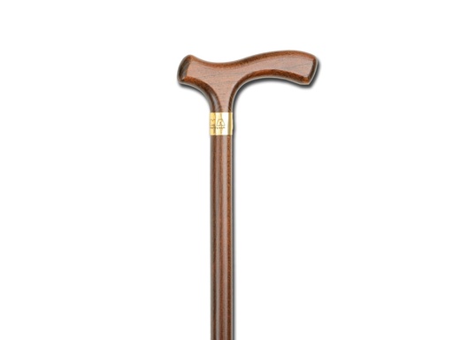 [27763] BASTONE IN LEGNO "RAFFAELLO"  manico a T da donna