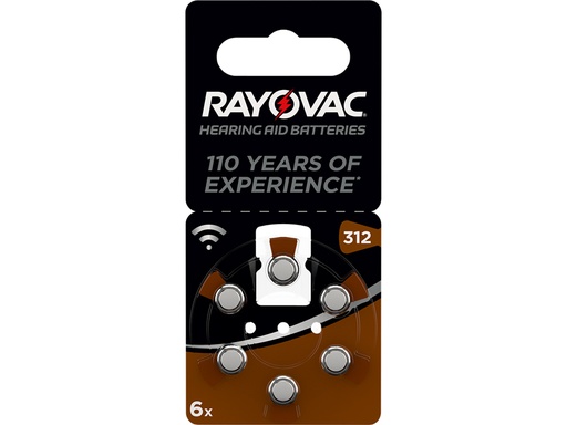 [32222] BATTERIE ACUSTICA RAYOVAC 312
