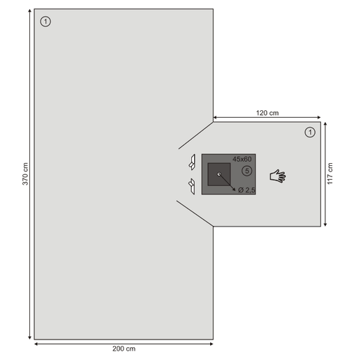 [DMM06004] Campo per chirurgia della mano