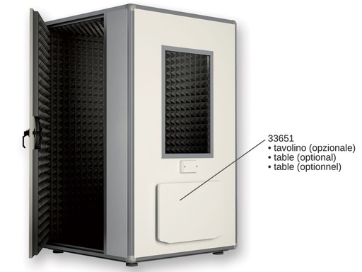 [33653] CABINA AUDIOMETRICA PRO 30  132x132x242 cm