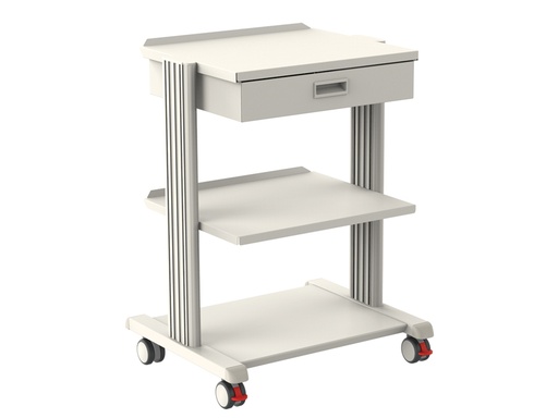 [27894] CARRELLO SMART  2 ripiani 50x42 cm + base + cassetto