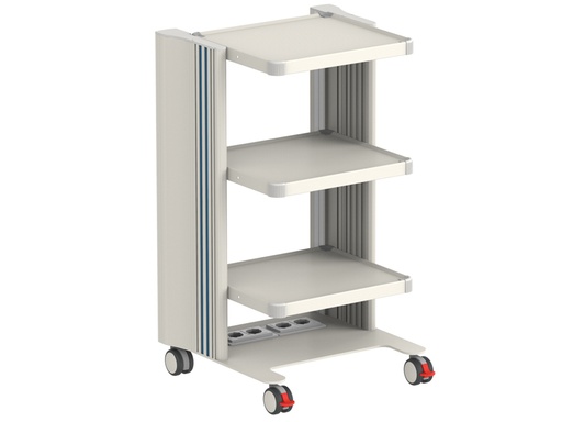 [27886] CARRELLO EASY POWER  3 ripiani 40x36 cm + base
