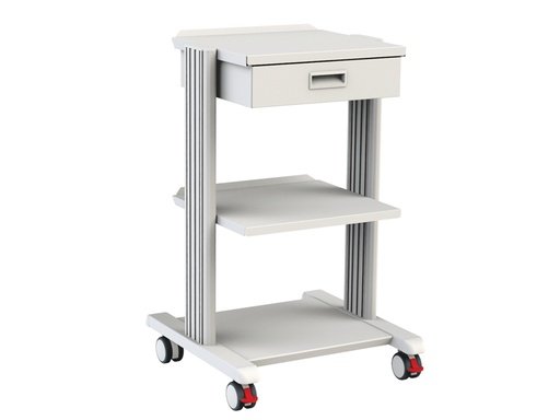 [27893] CARRELLO SMART  2 ripiani 40x36 cm + base + cassetto