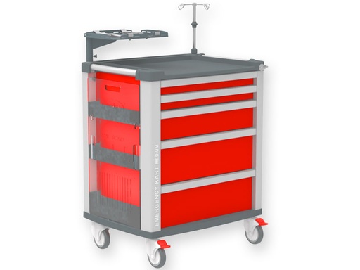 [45667] MEDI KART EMERGENZA  rosso