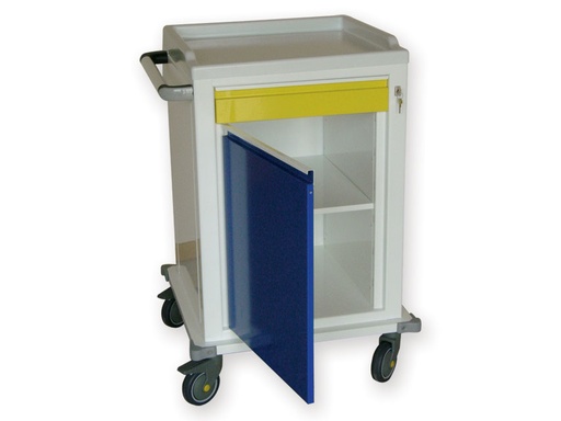 [45603] CARRELLO MODULARE verniciato  1+1 cassetti