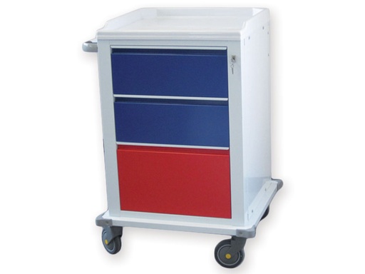 [45604] CARRELLO MODULARE verniciato  2+1 cassetti