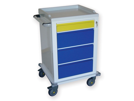 [45601] CARRELLO MODULARE verniciato  1+3 cassetti