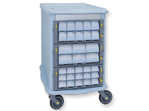 [45731] CARRELLO DOUBLE FACE FARMACIA  60 cassetti