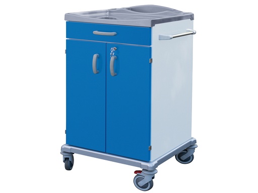 [45934] CARRELLO BIANCHERIA PULITA 2 ANTE+CASSETTO  medio