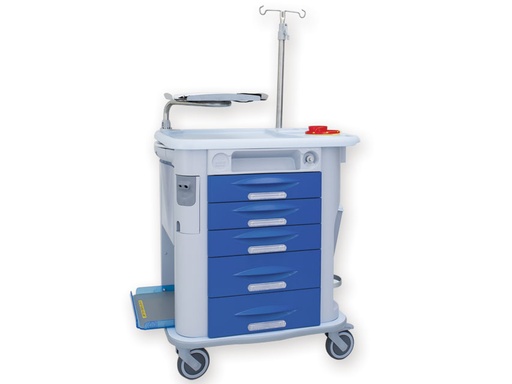 [45751] CARRELLO AURION EMERGENZA  blu