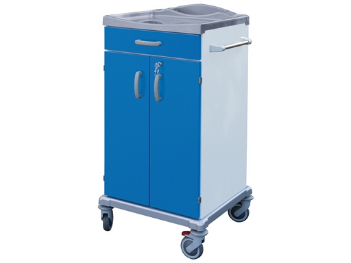 [45931] CARRELLO BIANCHERIA PULITA 2 ANTE+CASSETTO  piccolo